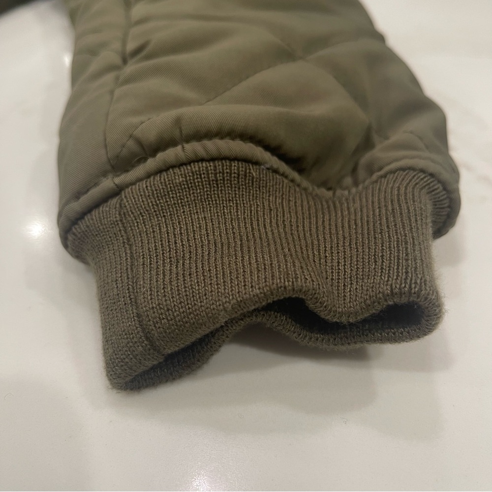 Aqua green lined bomber jacket - Picture 7 of 16